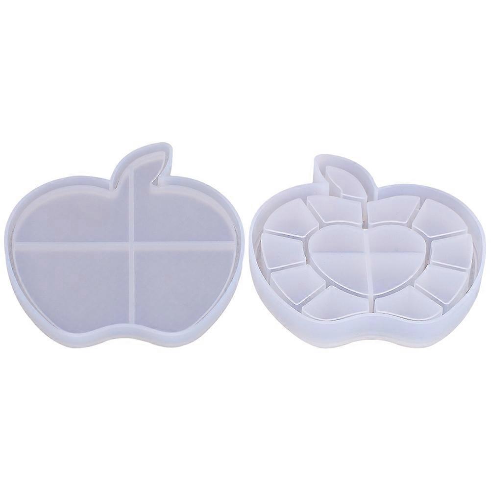 Epoxy Resin Molds Silicone Storage Jar Mold With Pigment And Resin Dye For Small Items Home Use 5.4×5×0.8in 1 Set