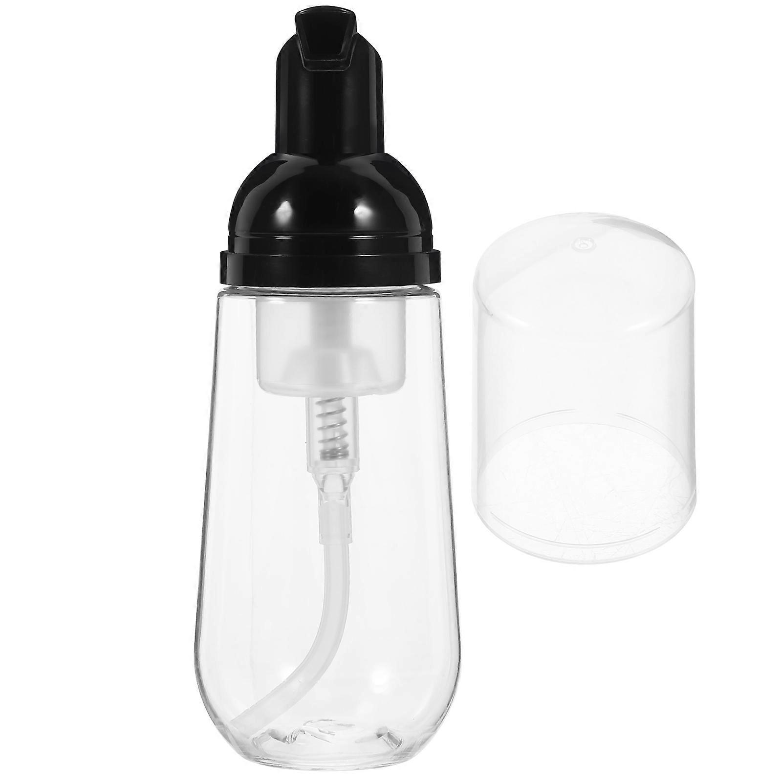 Refillable Foaming Pump Bottle for Storage Use 6Pcs Black Pet Bottles
