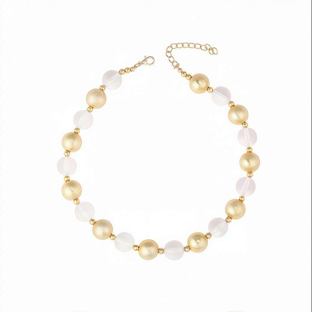 Colar e pulseira, joias elegantes da moda vintage importadas do oeste em dois tons