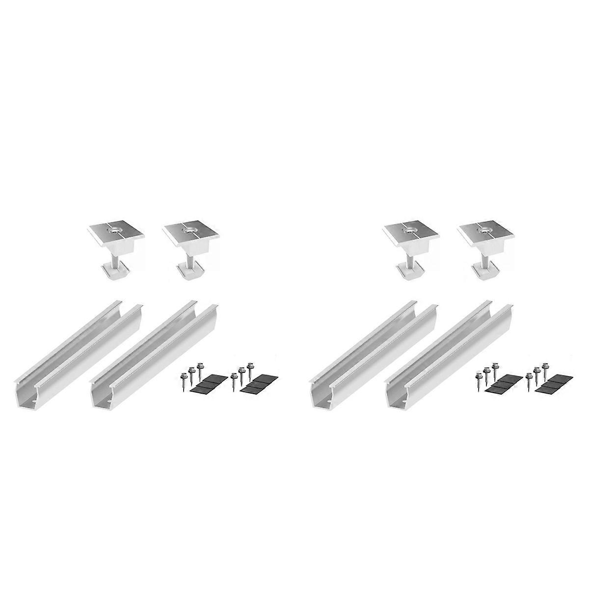 Solar Panel Mount Bracket Rails Clamp Fastening Module Mount, 35mm