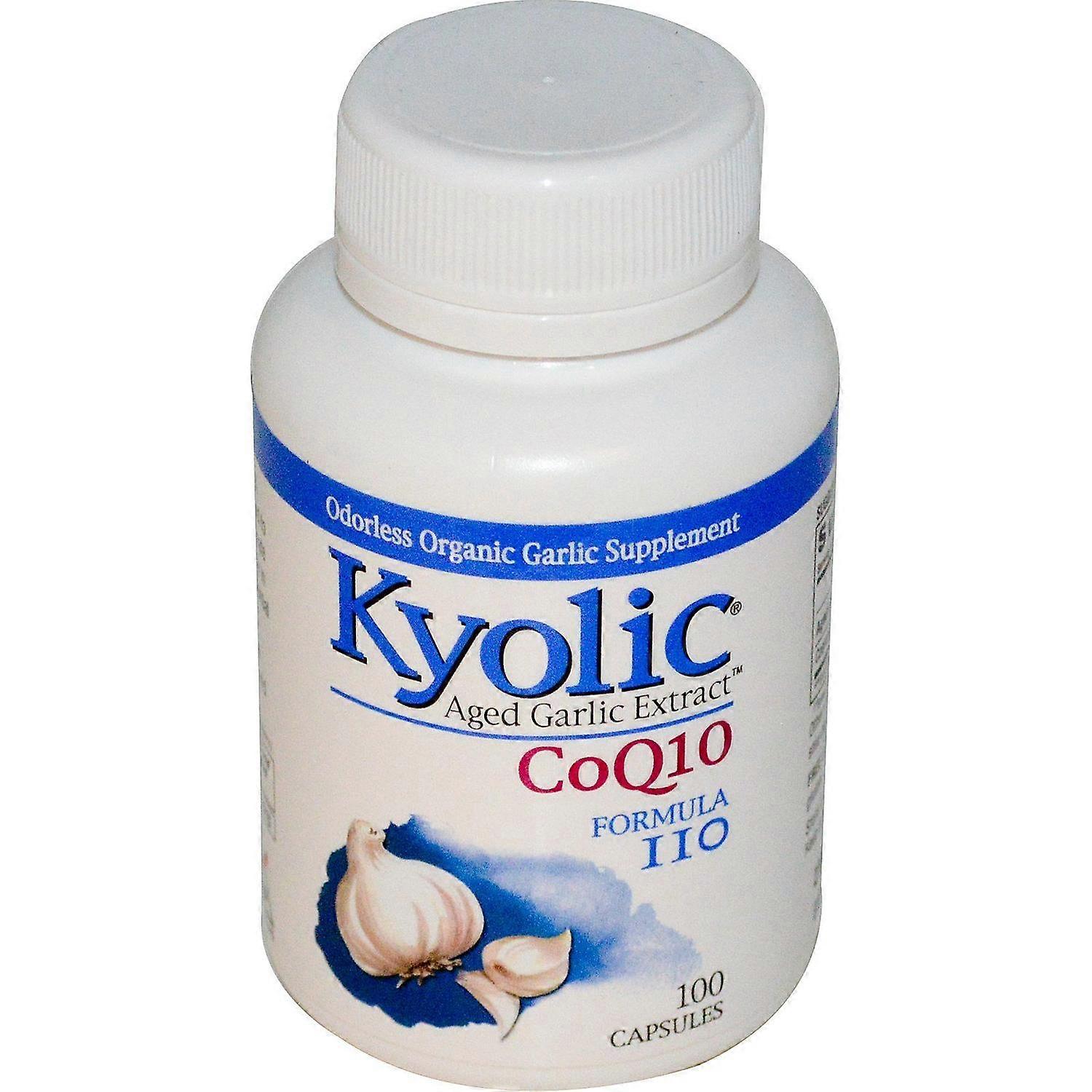 Kyolic, Aged Garlic Extract CoQ10, Formula 110, 100 Capsules