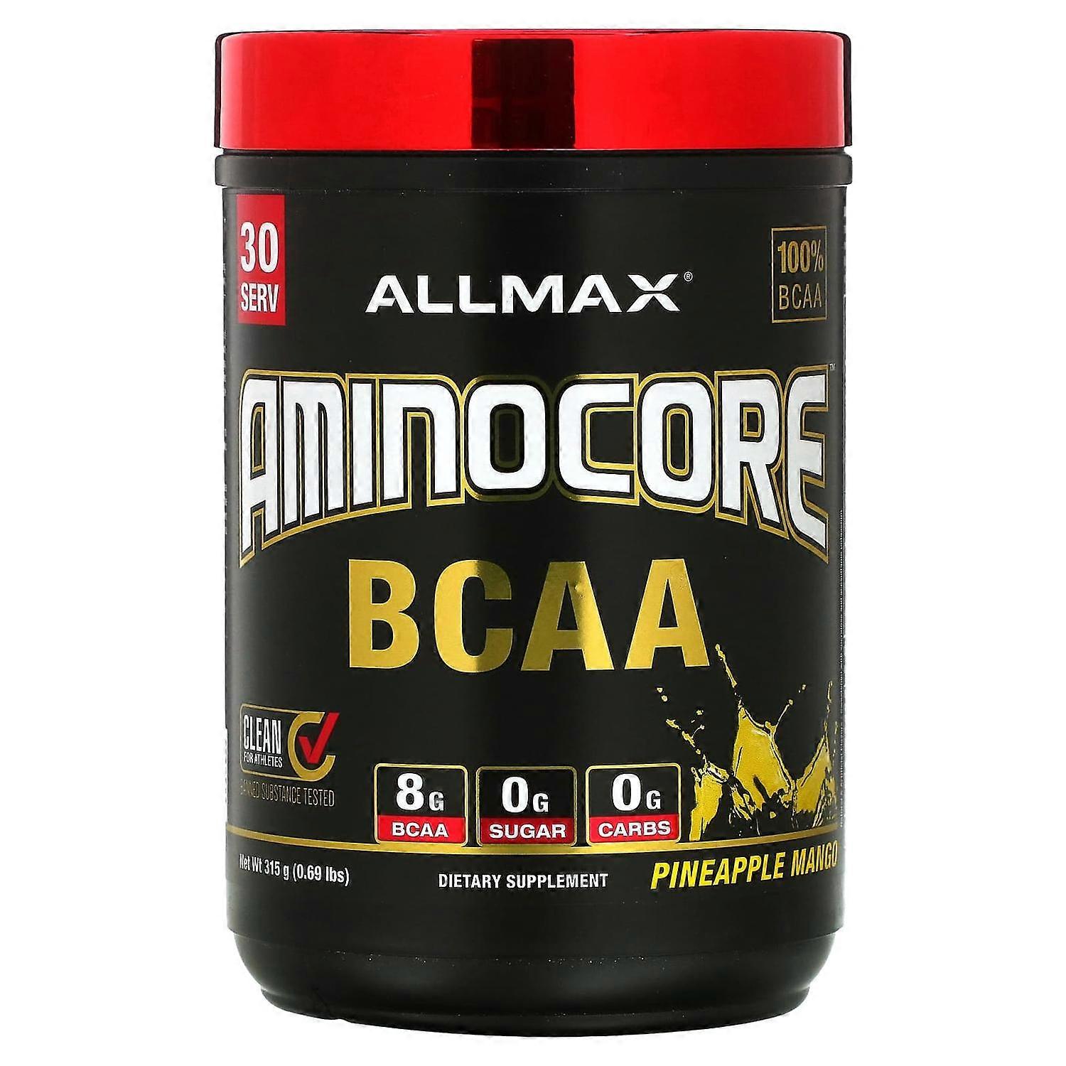 ALLMAX, AMINOCORE BCAA, Pineapple Mango, 0.69 lb (315 g)