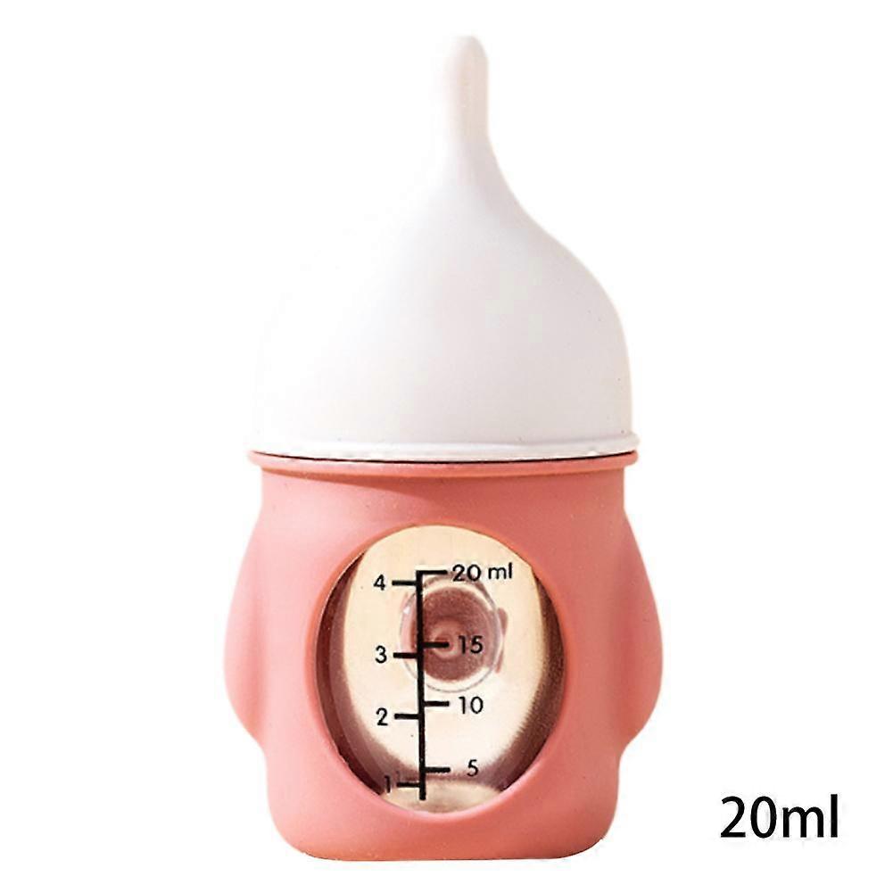 Pet Nursing Bottle with Anti Colic Nipple 20ml 80ml Food Grade Silicone for Puppies Kittens Rabbits