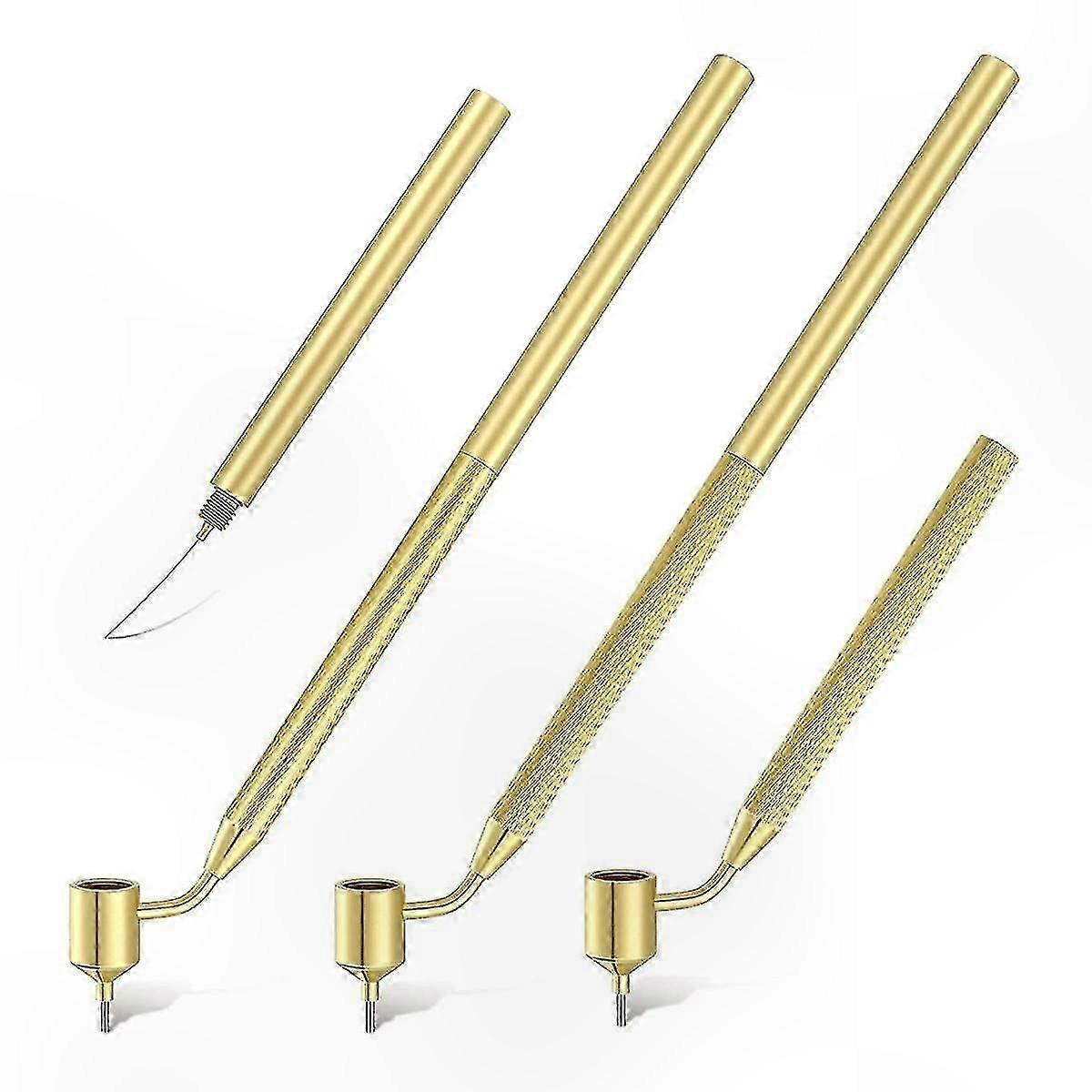 Hot Wax Drawing Pen for Easter Egg Decorating, Liquid Writing Crayons Fine Medium