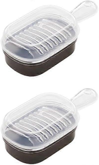 2 Pack Mini Manual Garlic Grater - Portable and Multifunctional - Mini Kitchen Utensils
