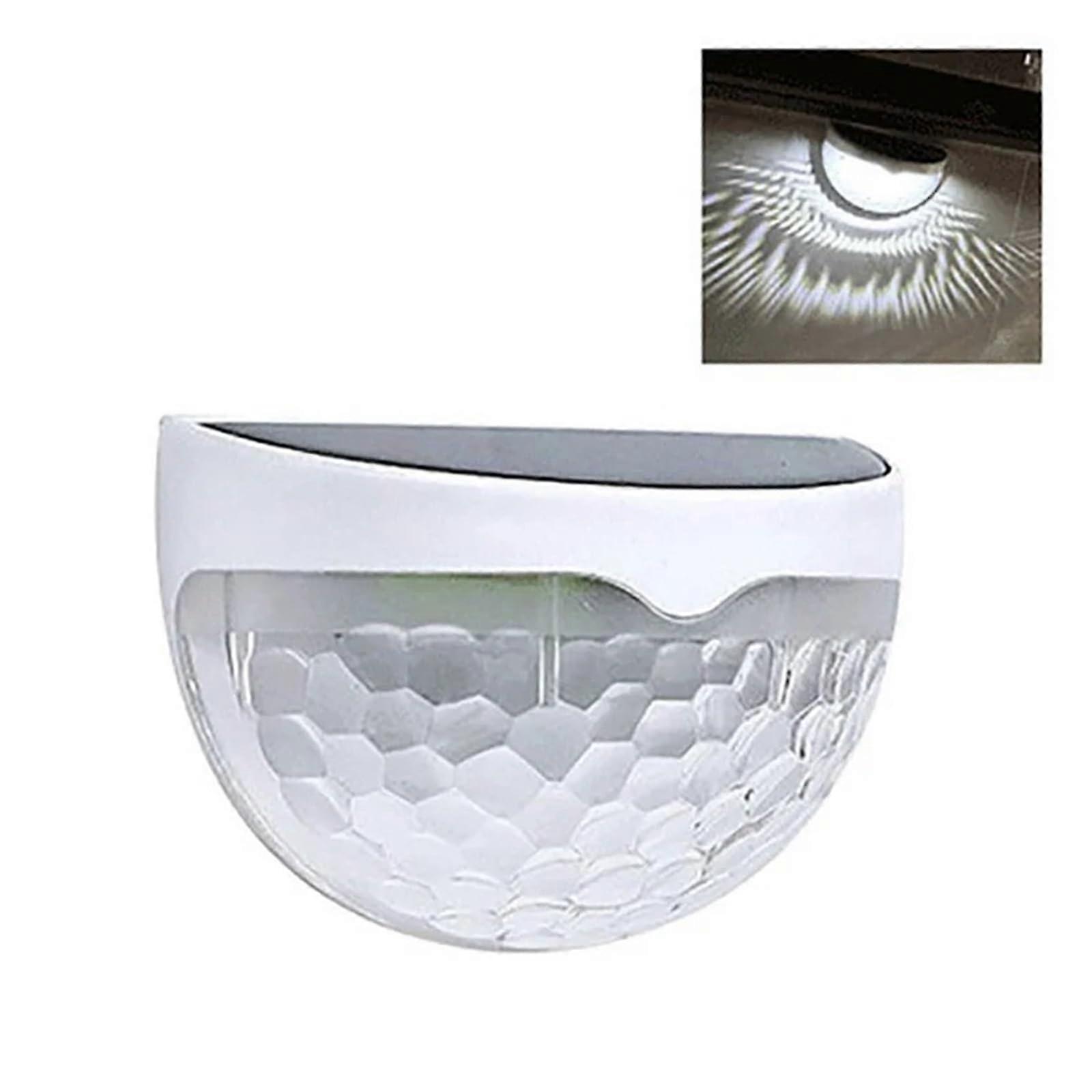 Solar Fence Light 220 Pack Outdoor Waterproof Festoon LED Light For Garden Steps Patio Stairs White