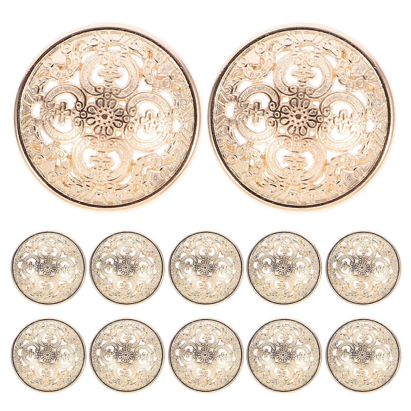 DIY Metal Buttons Sewing Buttons for Jacket Button 40Pcs Decorative Use