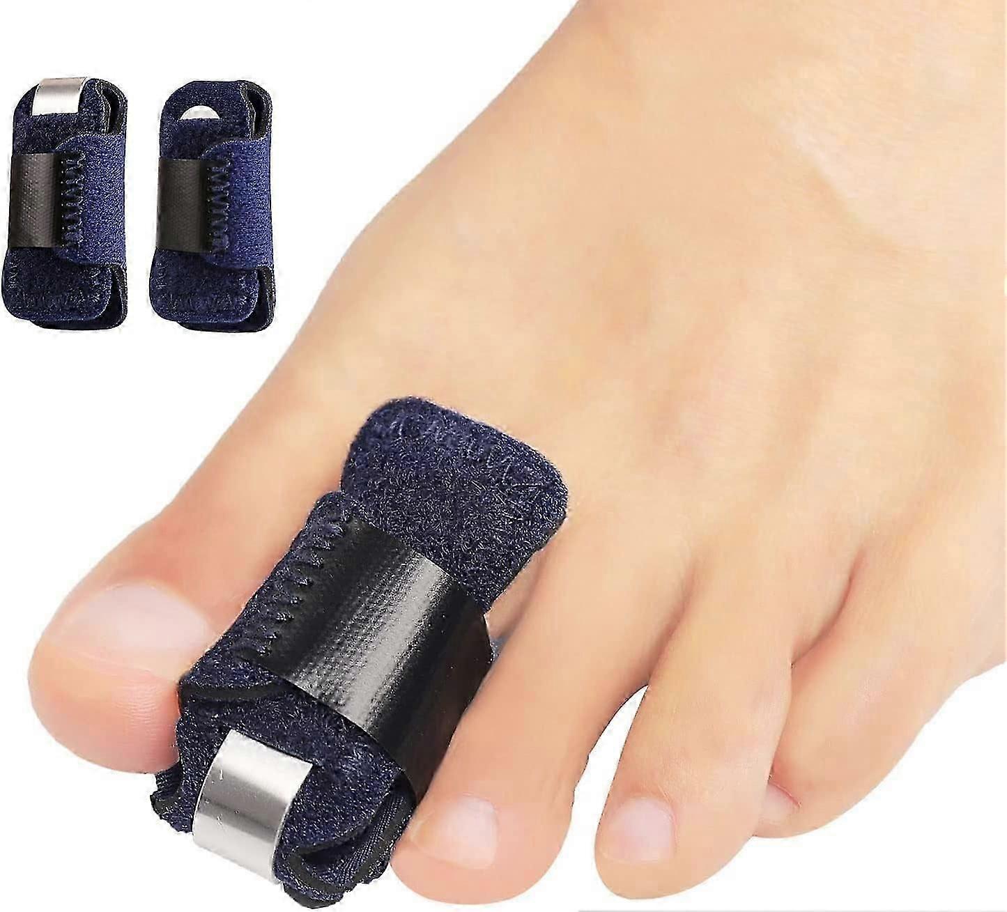 Toe Splint, Toe Corrector Brace, Toe Straightener For Hammer Toe, Crooked Toe, Mallet Toe, Bent Toe, Claw Toe, Toe Wrap To Align And Support Broken To