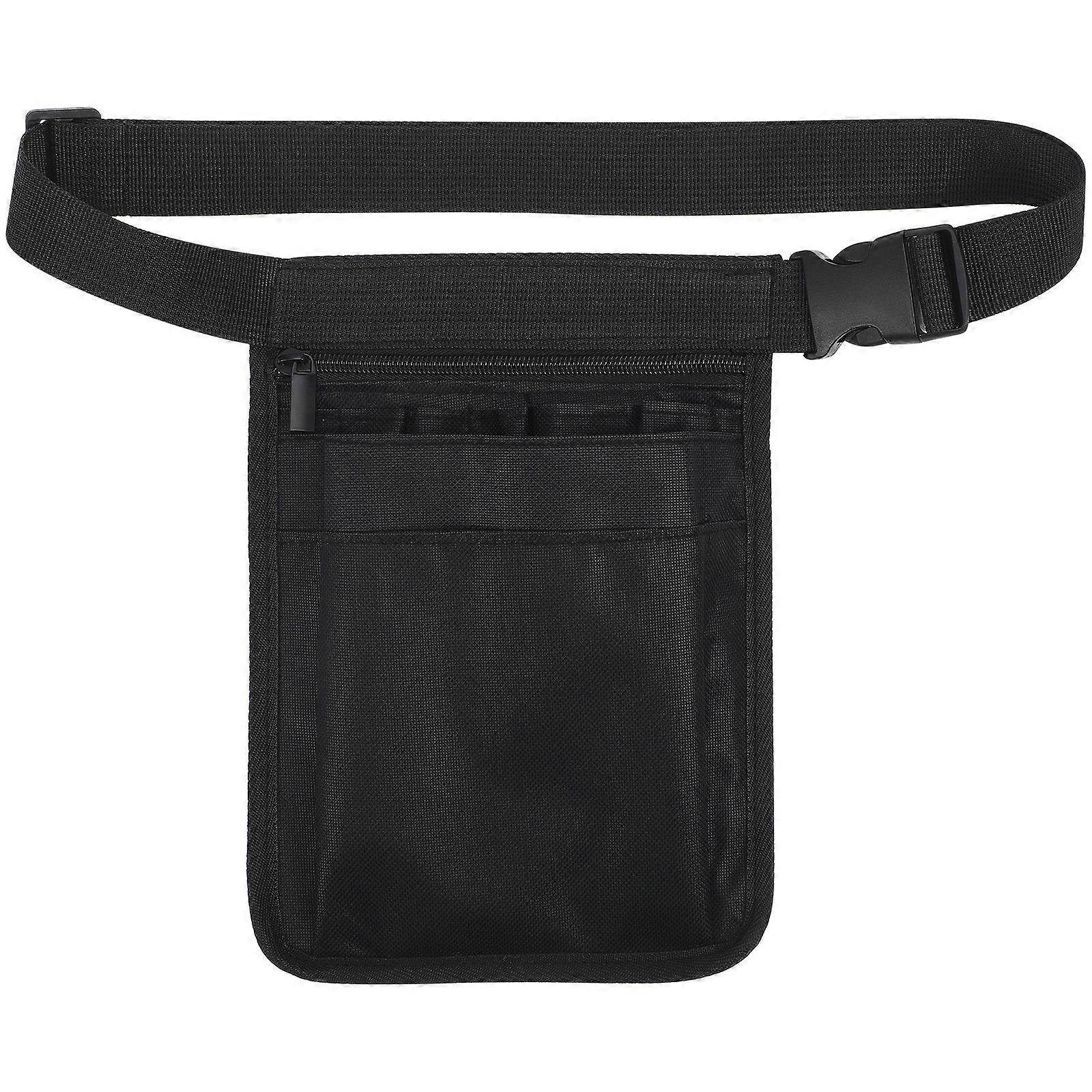 1pc Multifunctional Tool Storage Waist Pocket Storage Bag (Black)