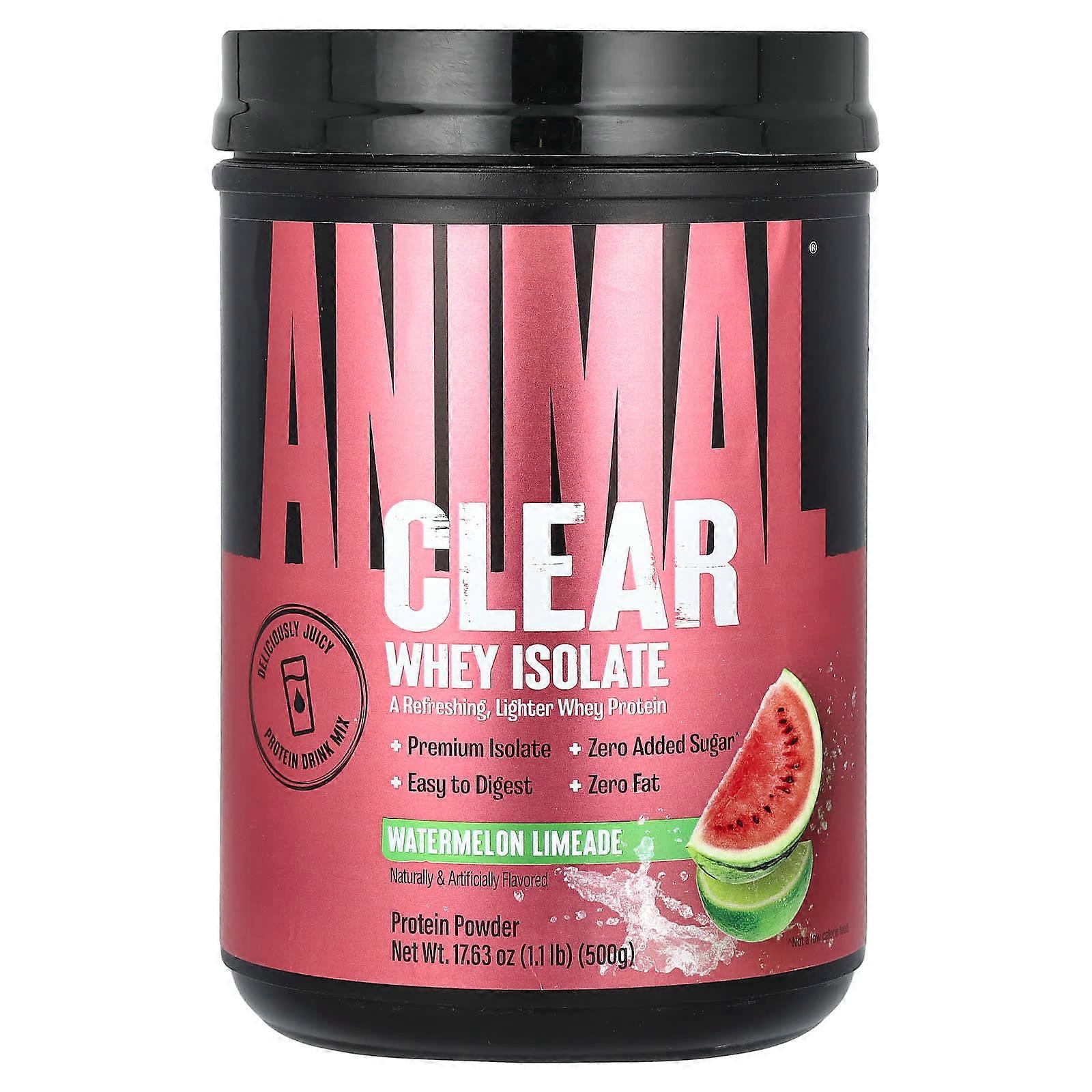 Clear Whey Isolate, Watermelon Limeade, 1.1 lb (500 g)