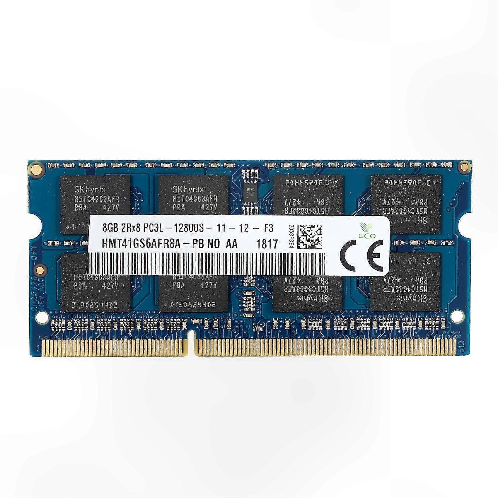 1600MHz DDR3L 8GB RAM Module, 1.35V Dual Channel Laptop Memory for Notebooks