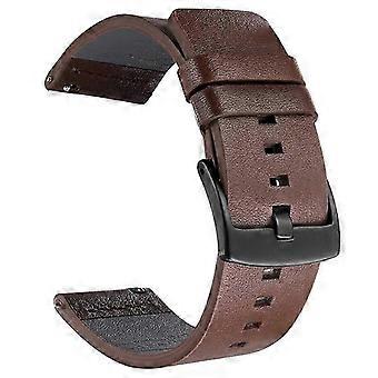 For Suunto 9, 9 Baro, and 7, a Replacement 24mm PU Leather Watch Band Strap