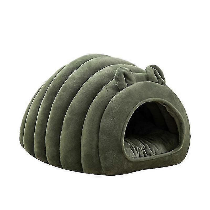 Pet Bed Cat Bed Plush Washable Felt Cat Den,L-40*50*33cm