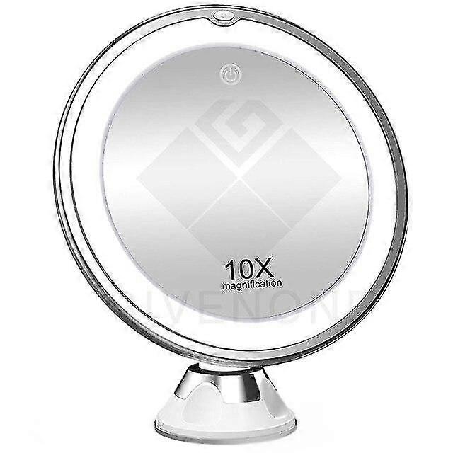 Flexible Makeup Mirror 10X Magnifying Screen Vanity Dressing Table Cosmetic Mirrors|Makeup Mirrors