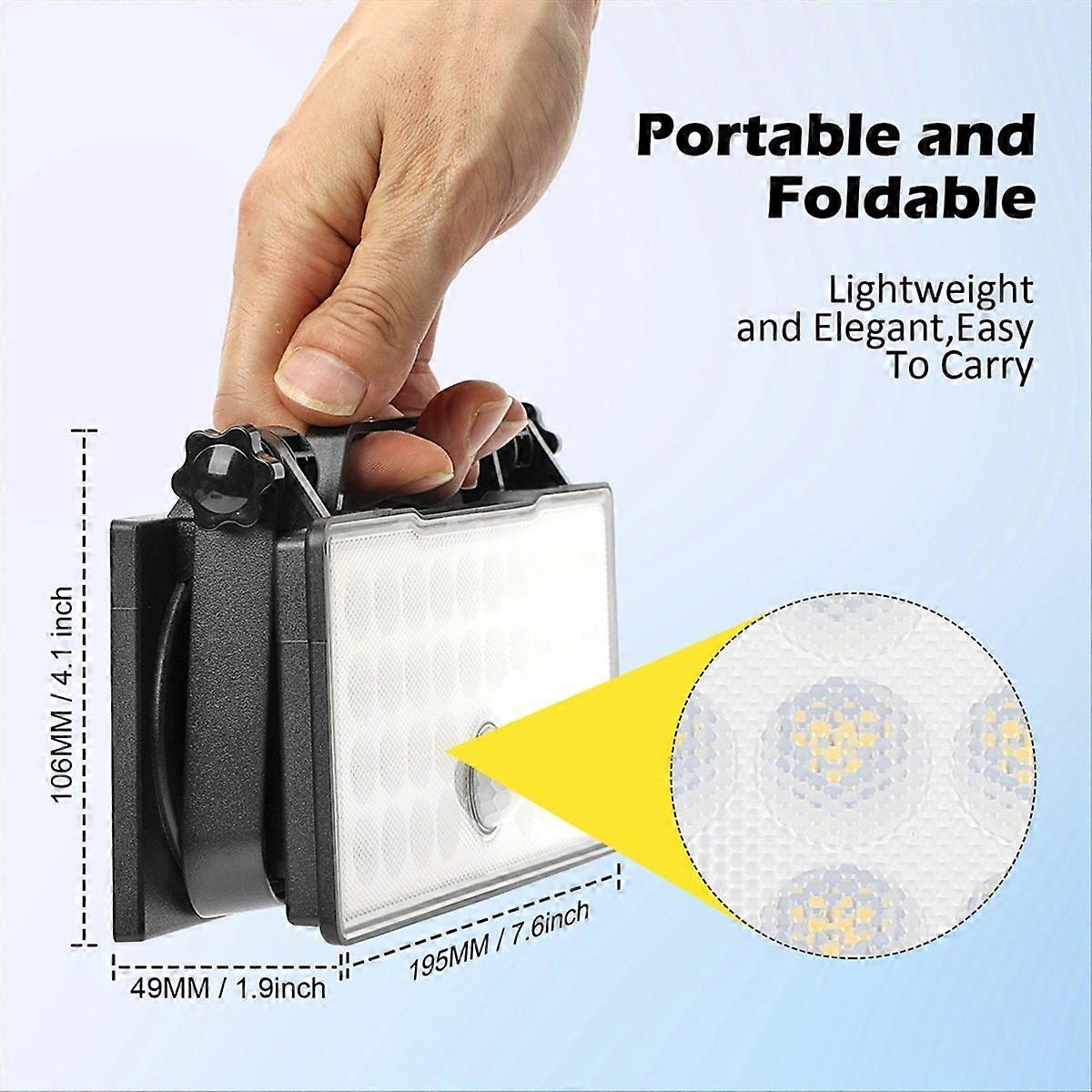 Outdoor Portable Solar Camping Light Work Light Solar Wall Light
