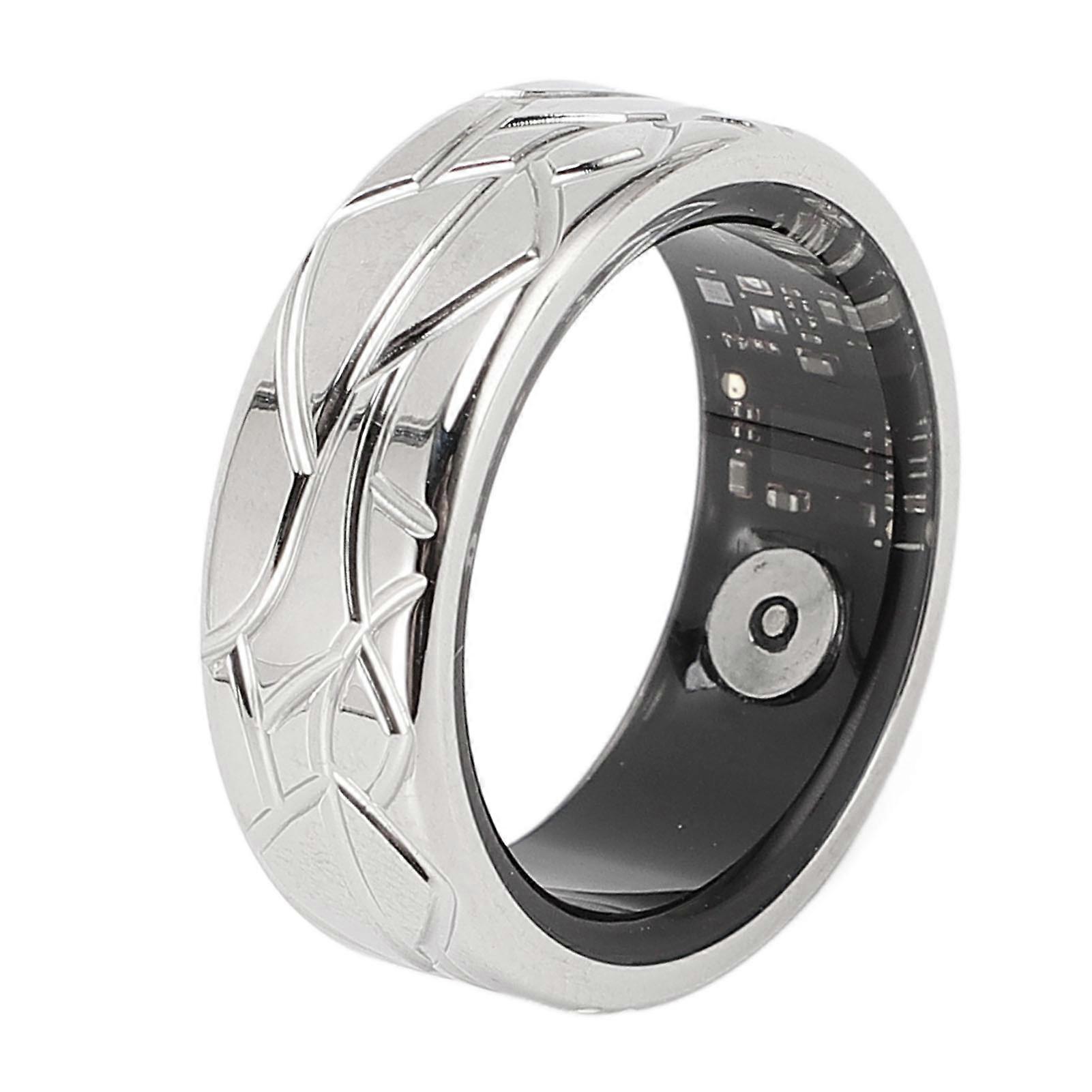 Smart Ring Fitness Tracker Sleep Monitoring Water Resistant Multifunctional Ring for Gesture Control Photography 8 Size 