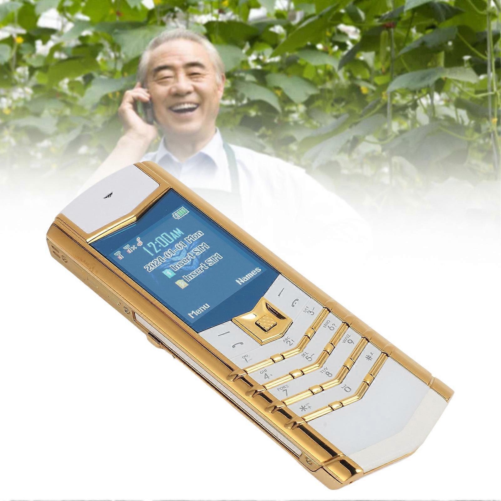 Big Button Cell Phone for Seniors 1.5 Inch LCD Screen 2G GSM Network Dual SIM Card 1600mAh Unlocked Mobile Phone for Elderly 