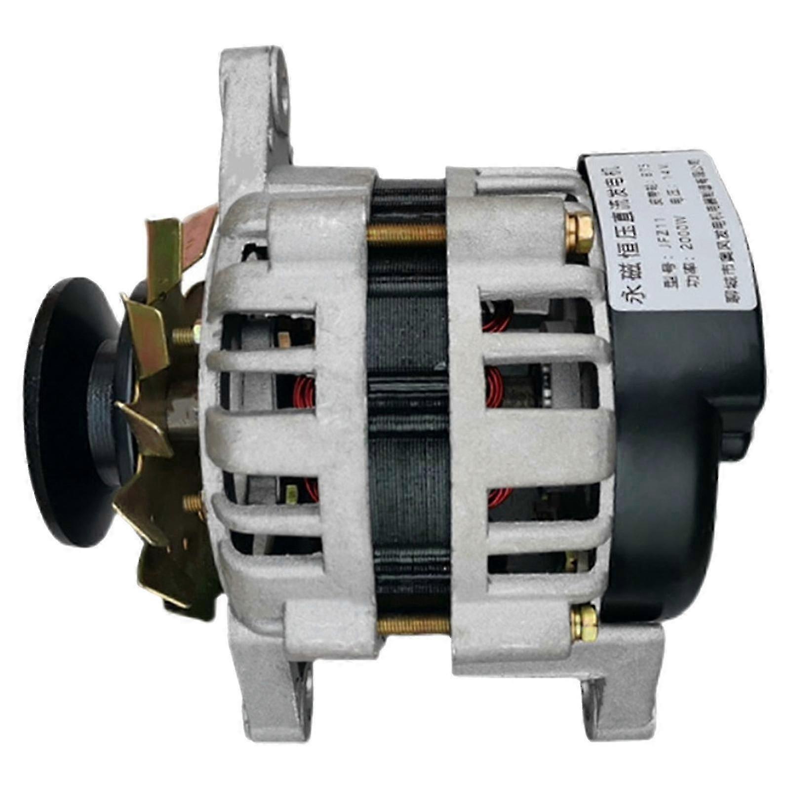 2000W Permanent Magnet Synchronous Generator Low RPM PMA Alternator for Single Cylinder Diesel Engines
