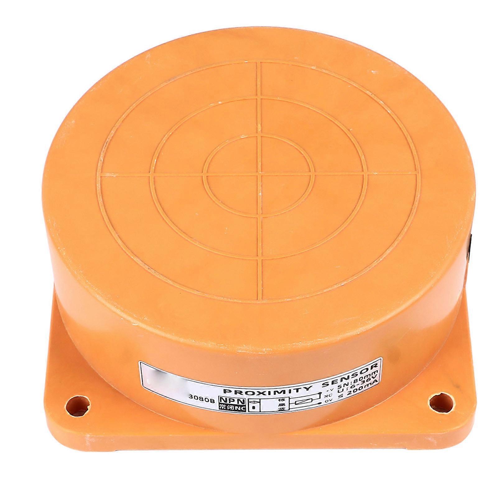 Inductive Proximity Switch 80mm Range NPN Output 3 Wire NC Approach Sensor 6‑36V DC