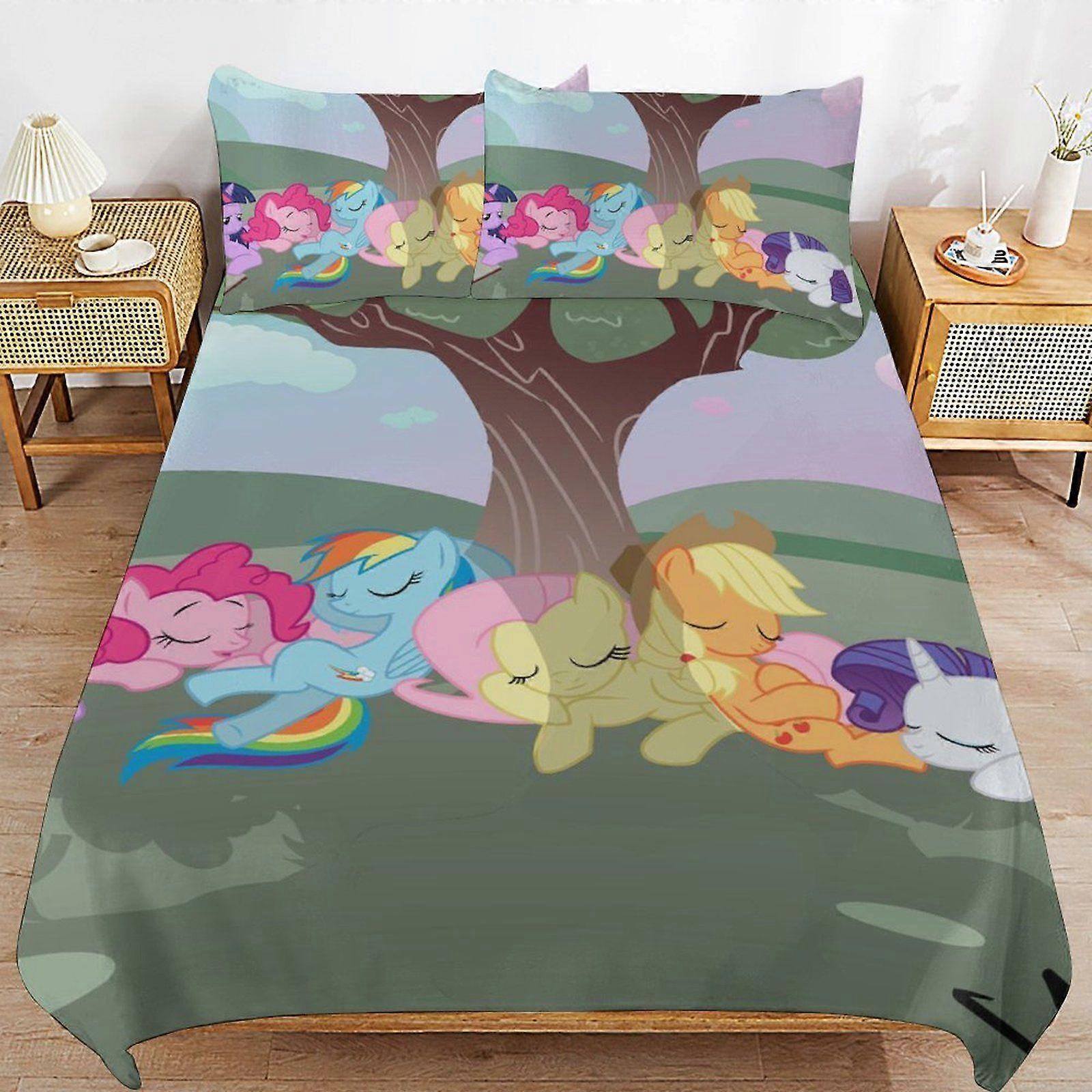 E649 My Little PonyFriendship is Magic Secure Zipper Access Soft Layer Bedding Fabric High Comfort Duvet Cover Sets All Seasons Use F649