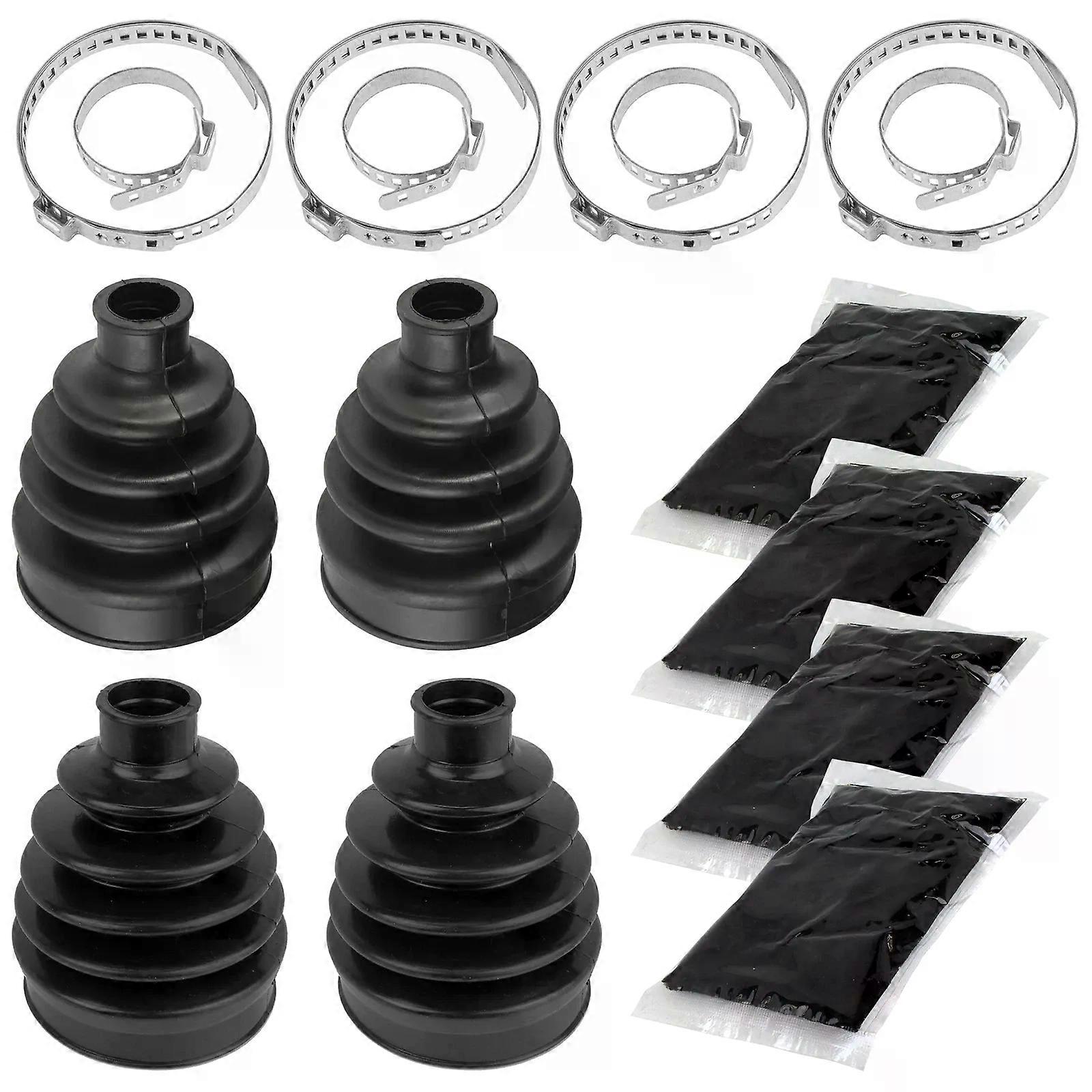 2 Front Axle Inner Outer CV Boot Kit for Can-Am Outlander Max 650 Xt Xtp 2006-12 NO.02368