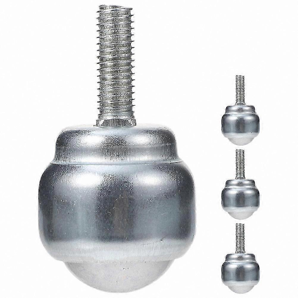 4-Pack Metal Ball Bearing Roller Wheels for Workbench Use
