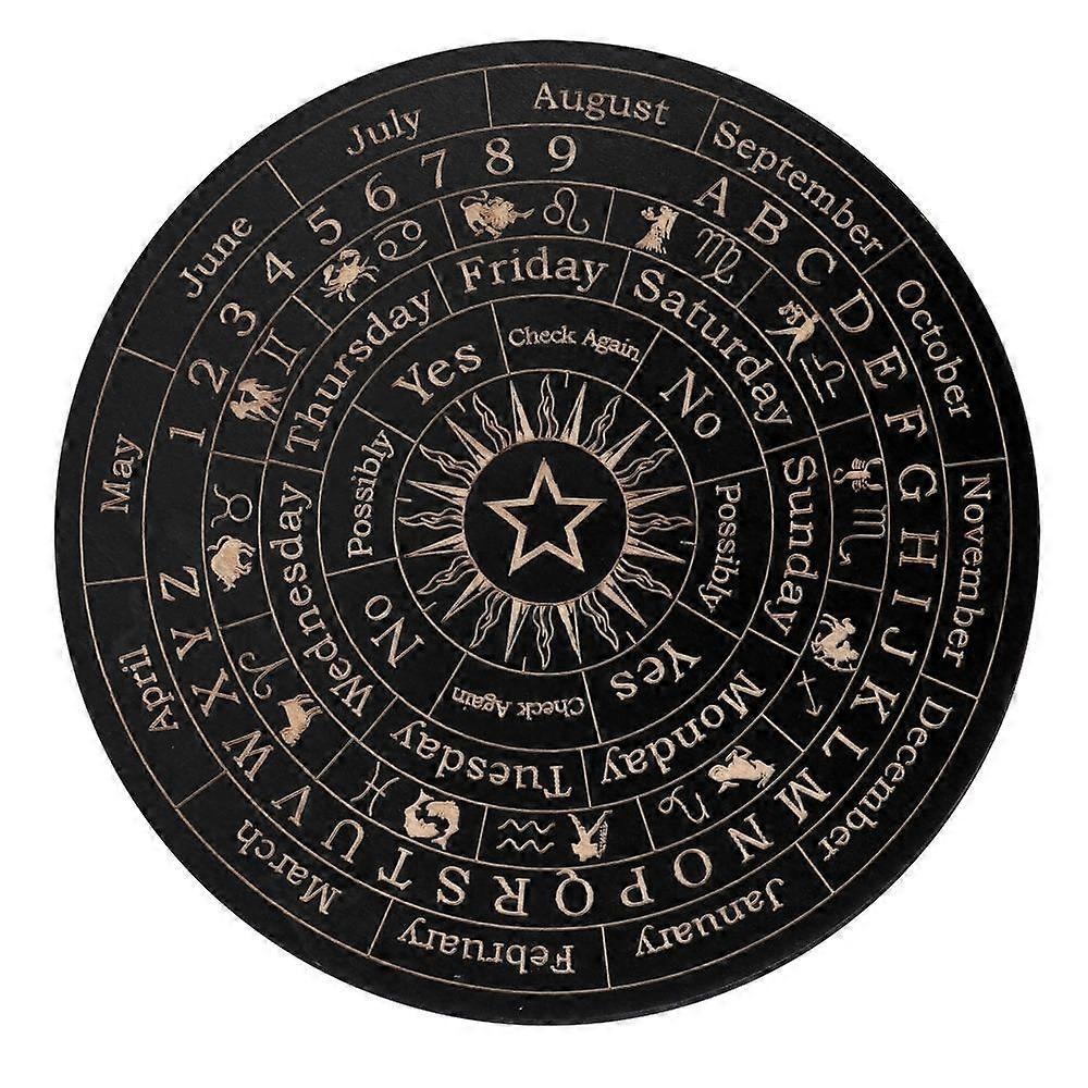 Magics Meditation Star Pendulum Board Decision Plate Message Board Dowsing Divination Board