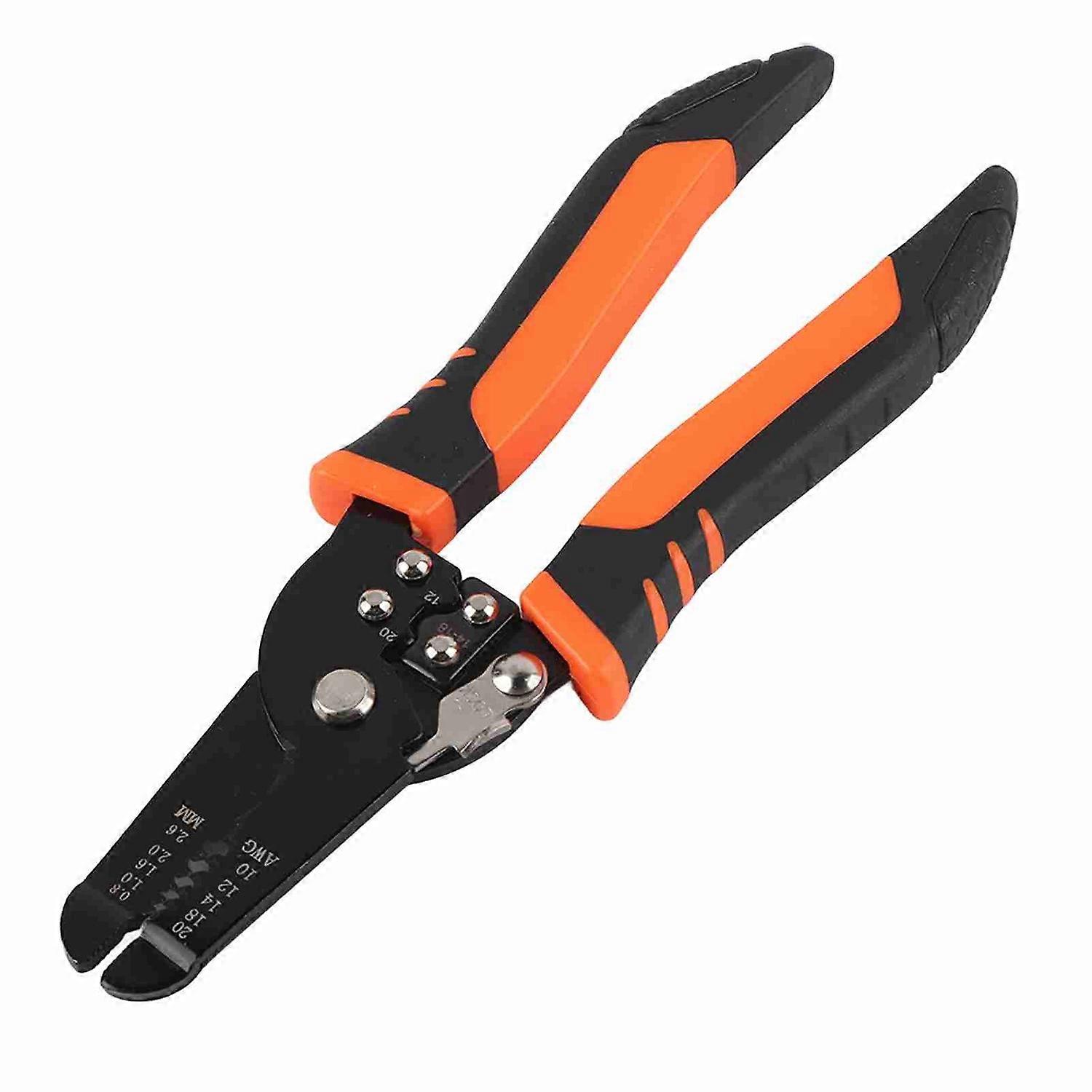 Multi functional Plier Electrician Wire Stripper Stripping Crimping Clamping Cutting Hand Tool