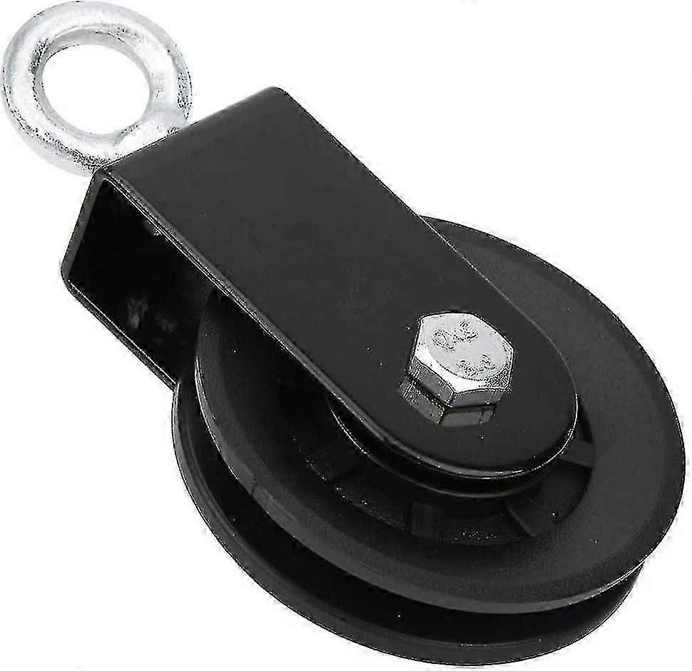 90 مم كتلة بكرة المهمل مع 360 دوار U-Bracket لمعدات الصالة الرياضية ، نظام بكرة تدريب القوة