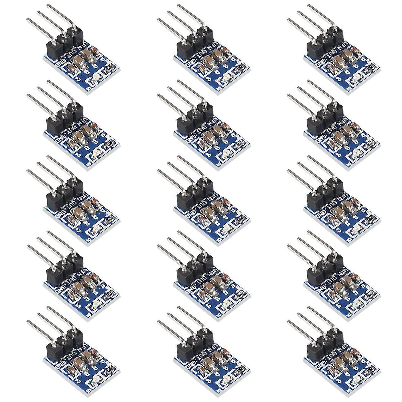 15Pcs AMS1117 3.3V DCDC Step Down Buck Converter Module 5V to 3.3V 800mA for Arduino Compatible Raspberry Pi Compatible