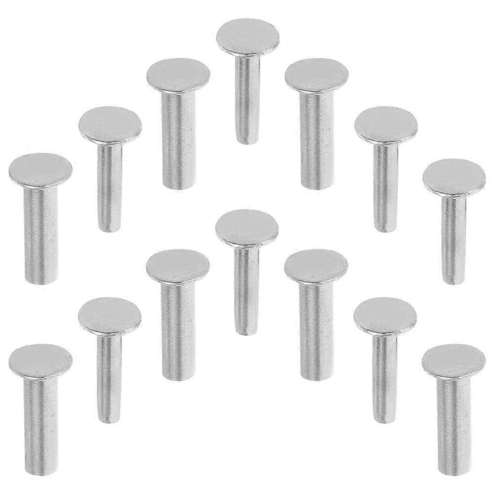 Silver Cutter Handle Locking Rivets Stainless Steel Rivets for Kitchen Tools 7Pairs