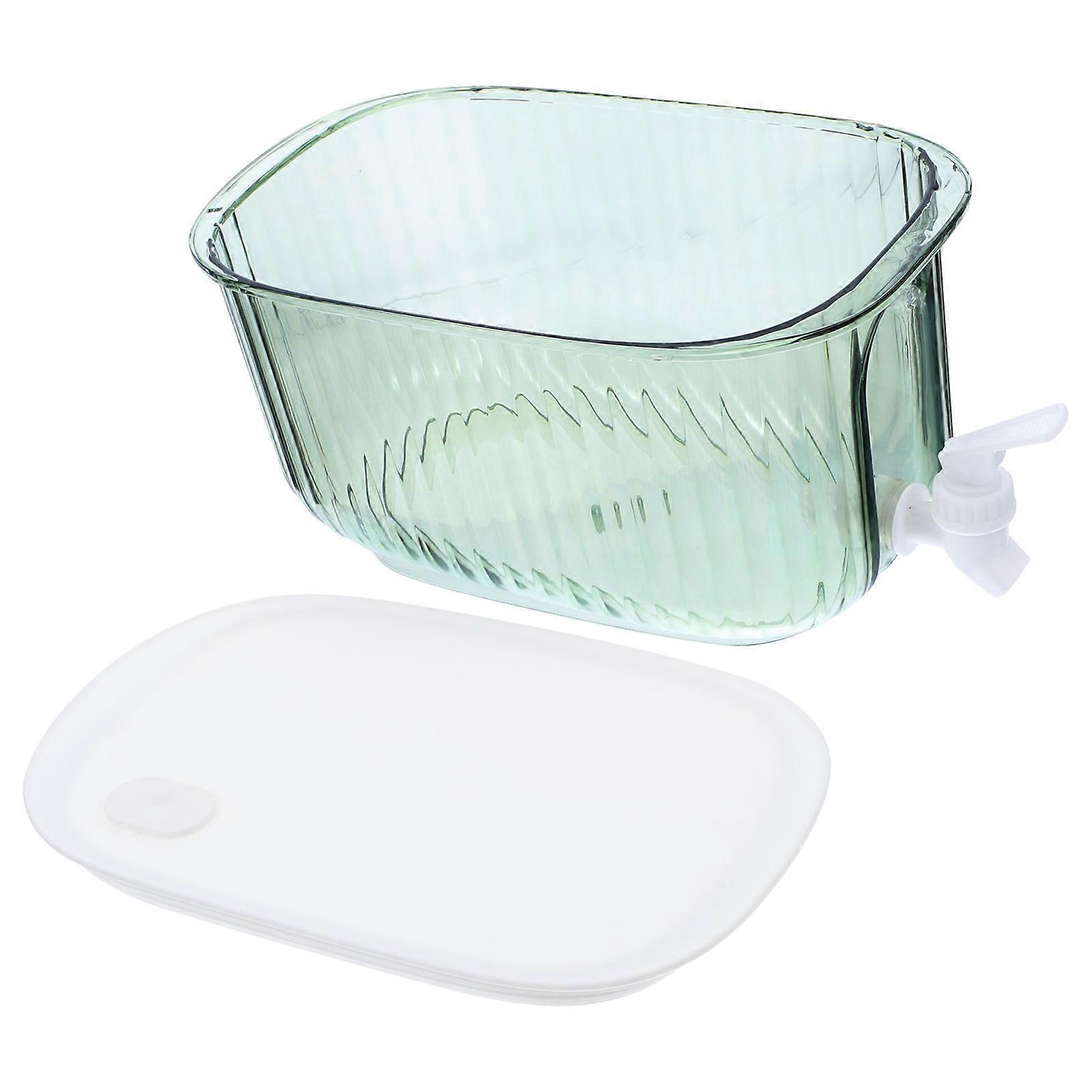 Cold Drink Dispenser Juices Container for Storage with Lid and Spigot