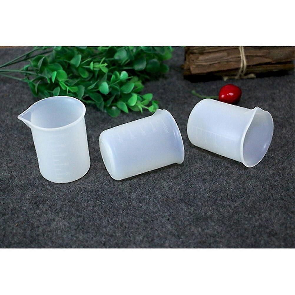 4 Pcs Liquid Measuring Cups Epoxy Resin Silicone Mixing Tool Crystal ...