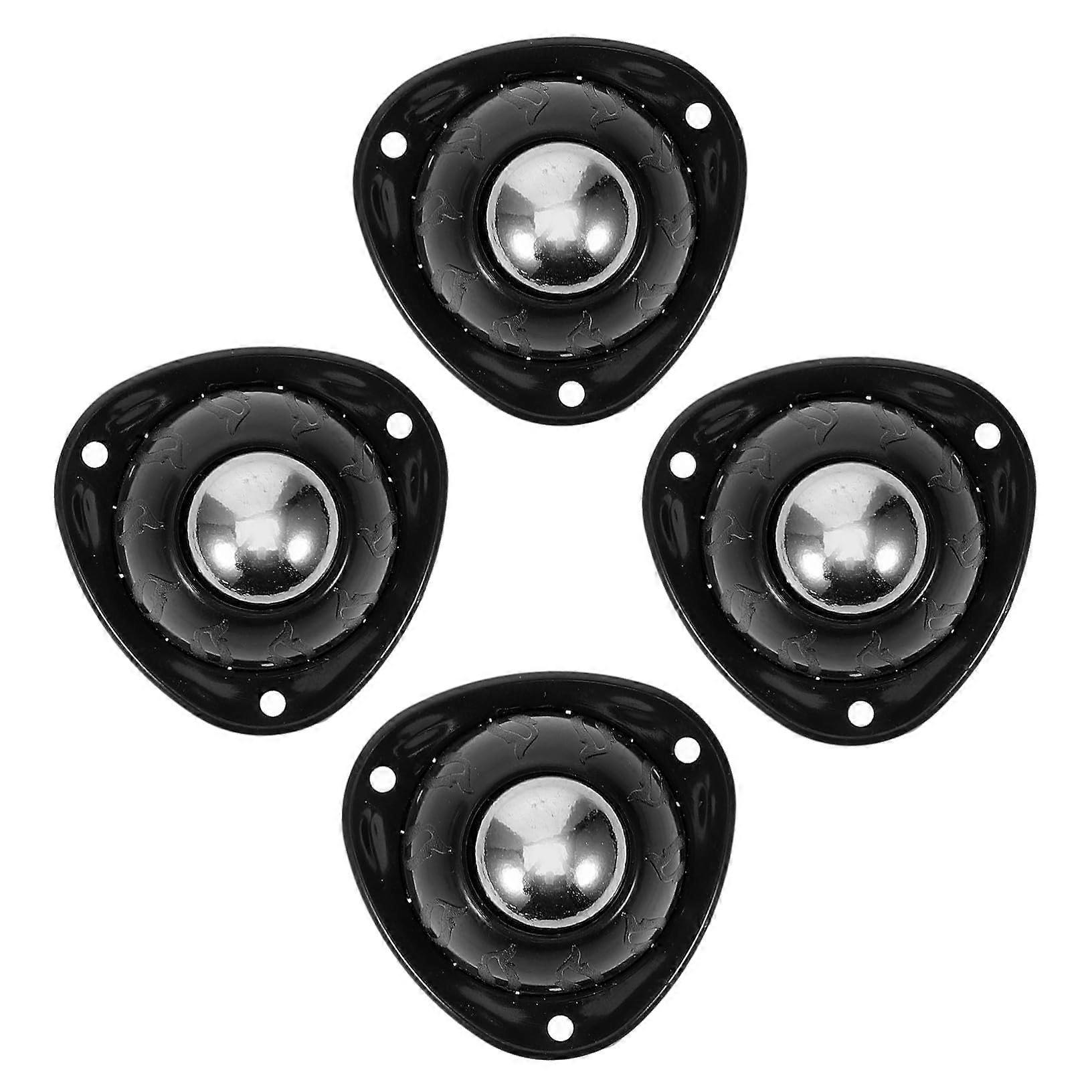 4pcs Self Adhesive Swivel Caster Wheels Smooth Rolling for Furniture, Storage Boxes, Cabinets, Chairs