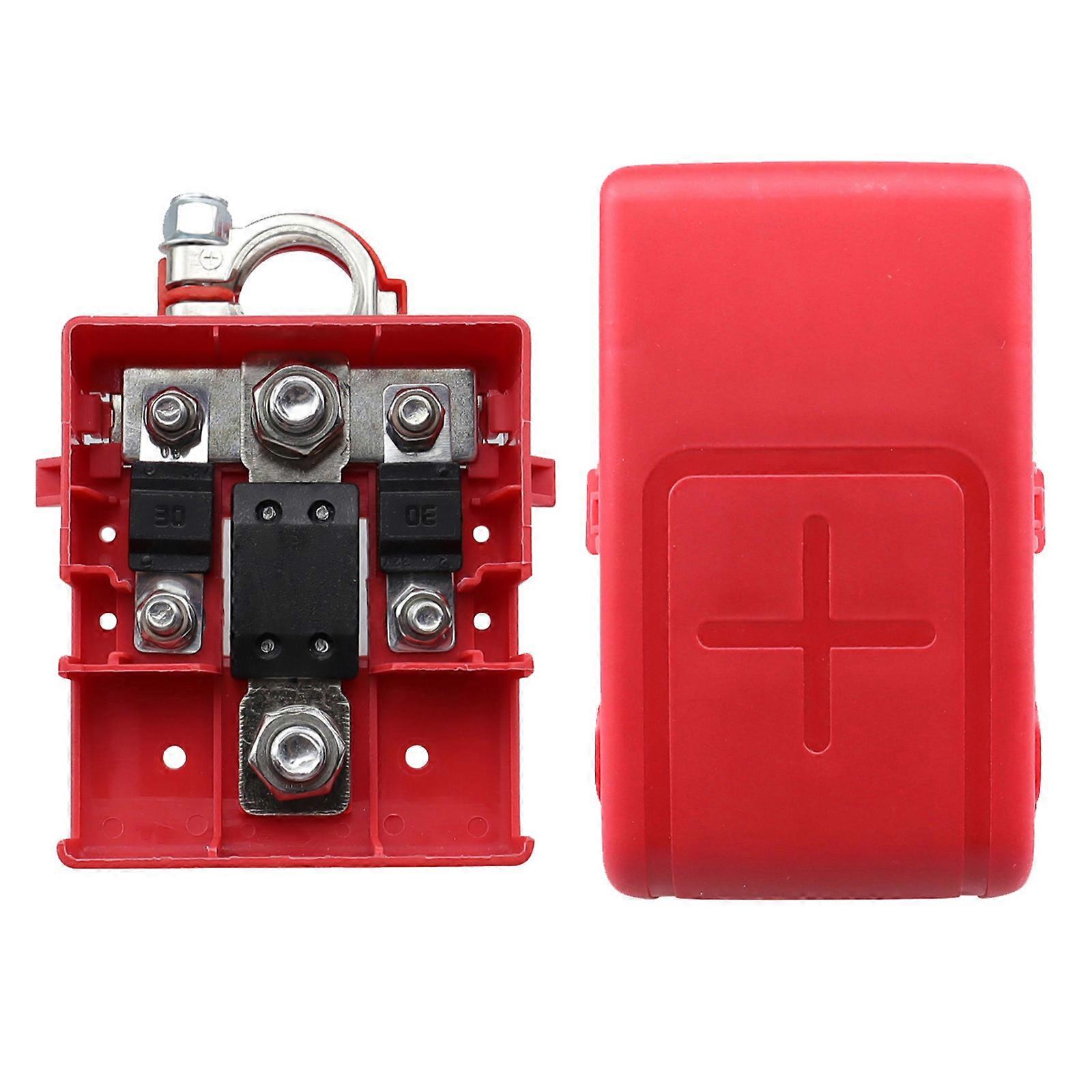 Small  Battery Terminals Connector Fuses Box 32V/400A Power Distribution Block Ensuring Stable Power Connection for Car  positive electrode