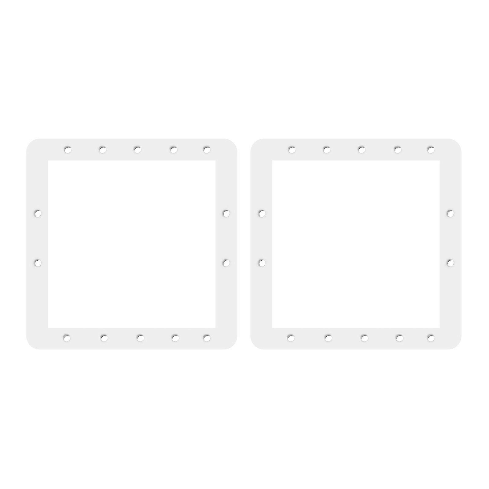 Weather Resistant Pool Pump Skimmer Gasket Kit 2Pcs Strong Seals Pool Drain Accessories for Underground Swimming Pools Multicolor