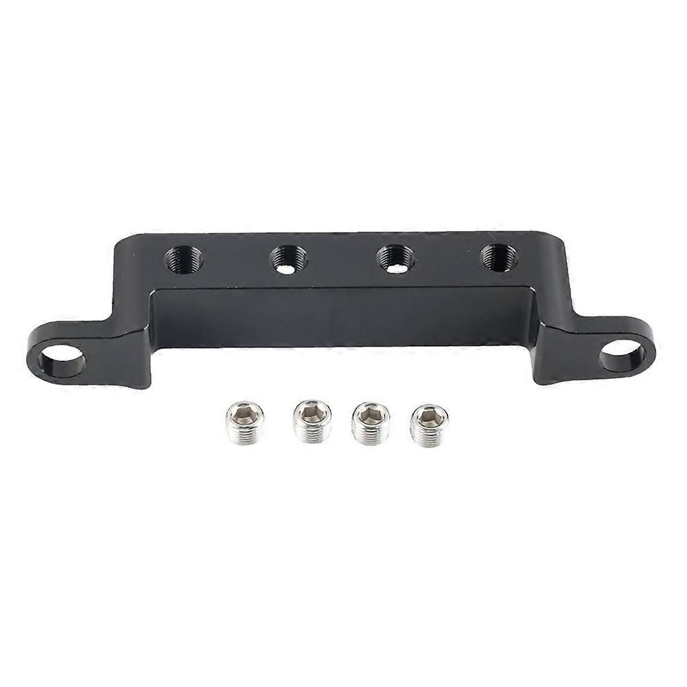 Black Aluminum 4-Port Remote Sensor Block for Engine Compartment
