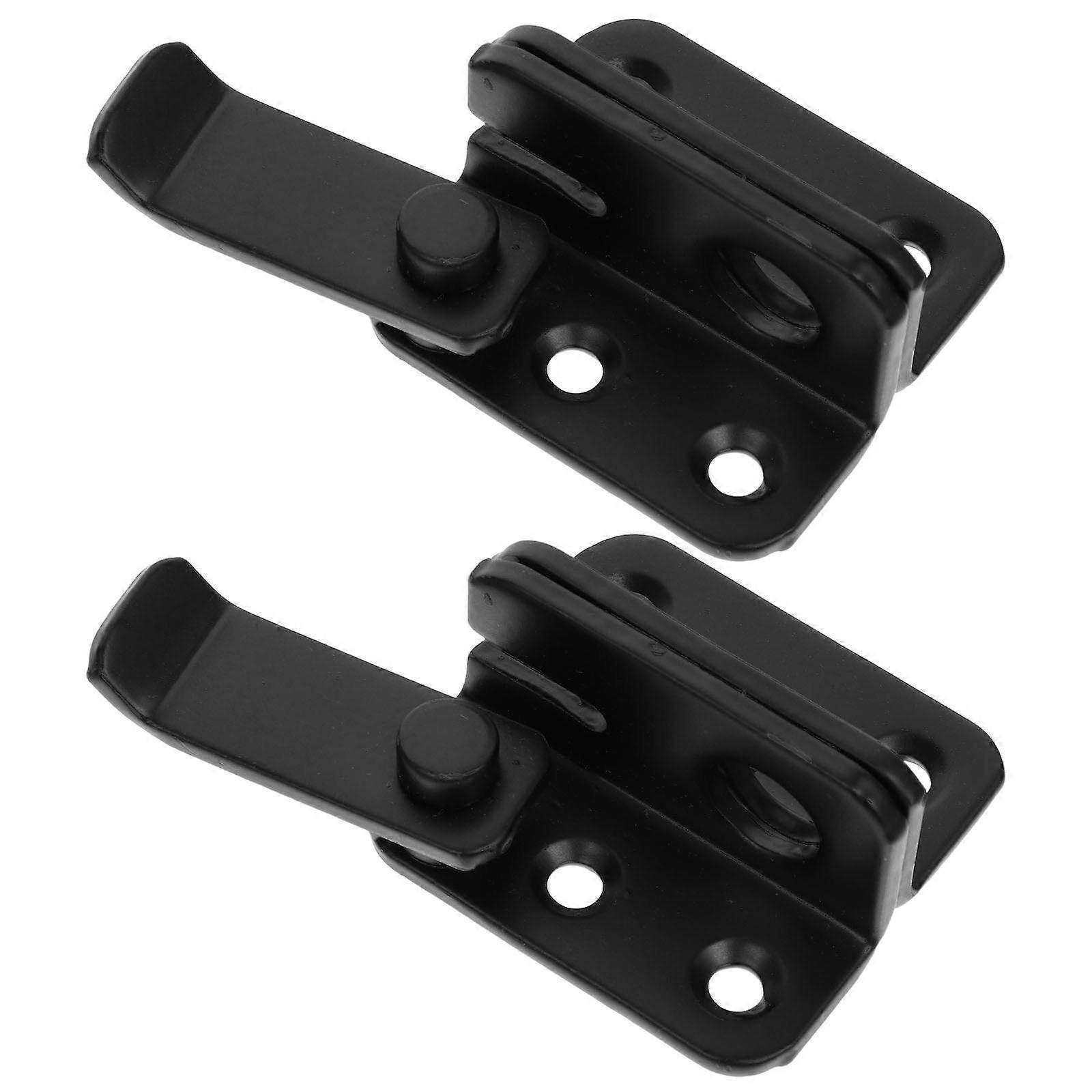 2 Pcs Secure Door Lock Slide Latch Locks Flip Gate Latches Barn Sliding Privacy Cupboard Heavy Stainless Steel