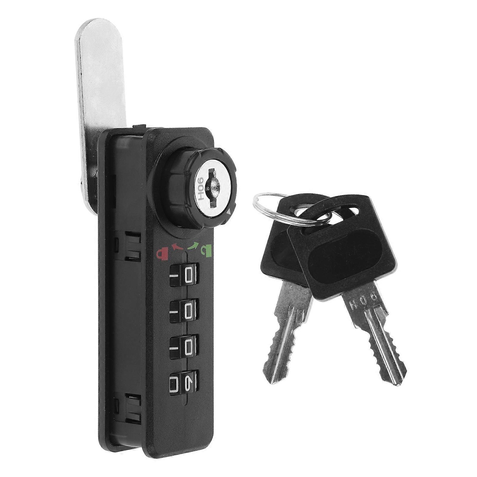 Combination Password Lock For Home Security And Office Use 7.60X3.50X2.30CM Assorted Color Anti-Tamper 1 Set