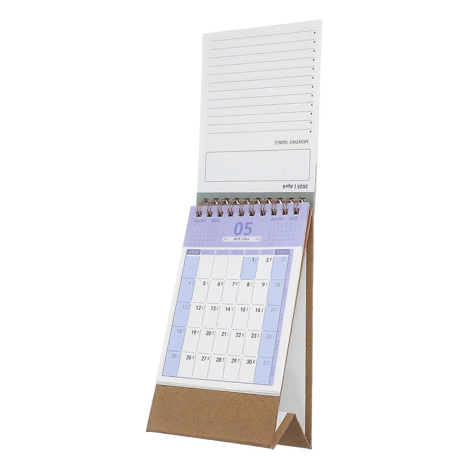 Tai Li Shi Ben Desktop Calendar for Reminding Use Freestanding Office Calendar