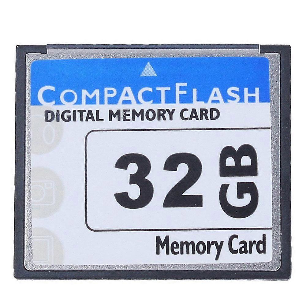Professional 32GB Compact Flash Memory Card(White&Blue)