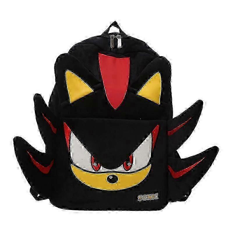 Sonic Backpack Shadow The Hedgehog 3d Plush Backpack Children's Student Bag