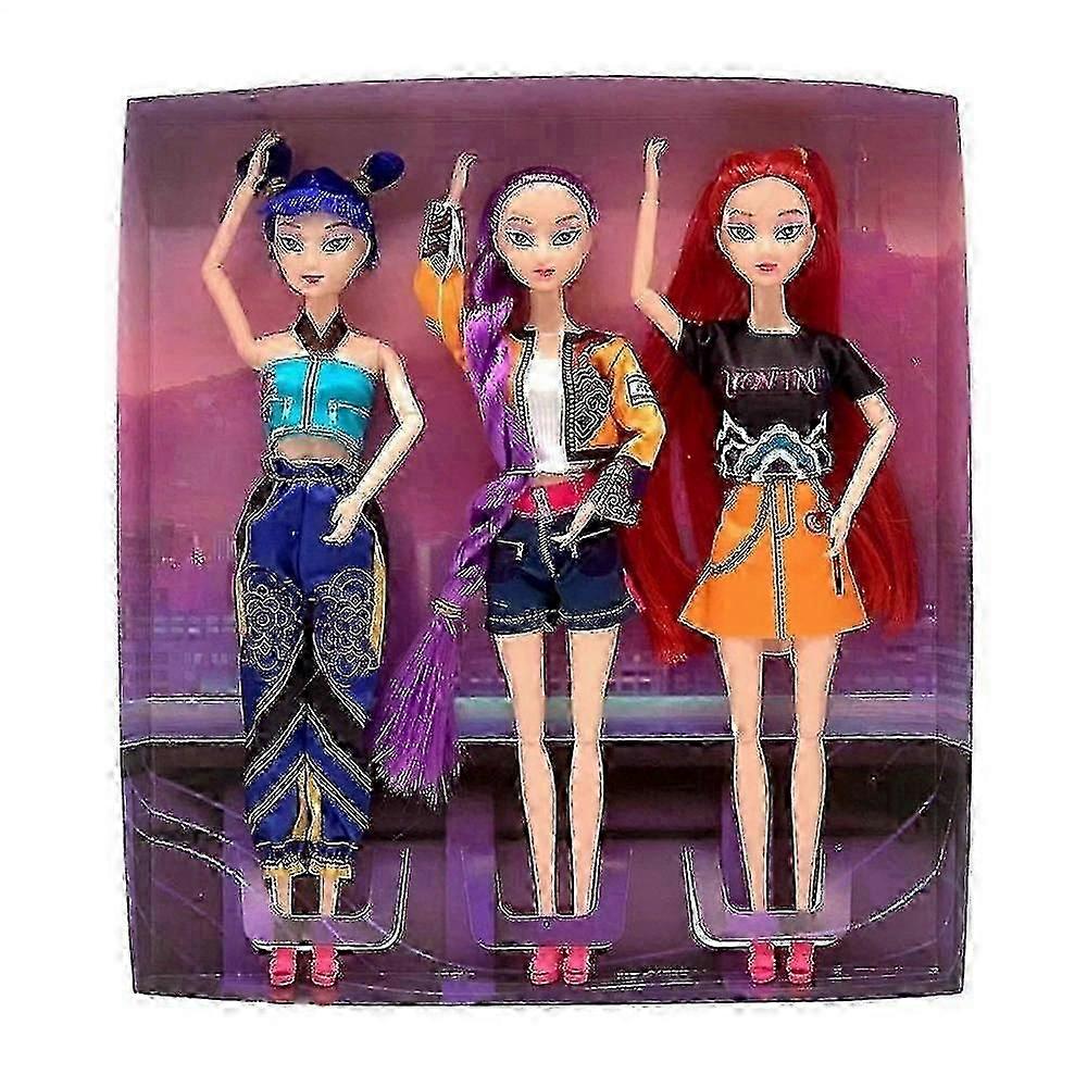 Articulated K-Pop Demon Hunters Collectible Doll Figure for Display and Play