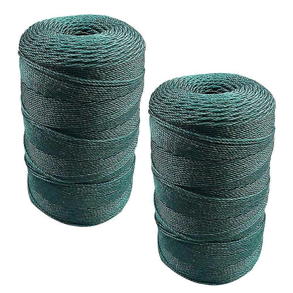 2Pcs Fishing Net Repair Twine Heavy Duty Nylon Rope for Netting Applications in Rivers Lakes and Marine Environments