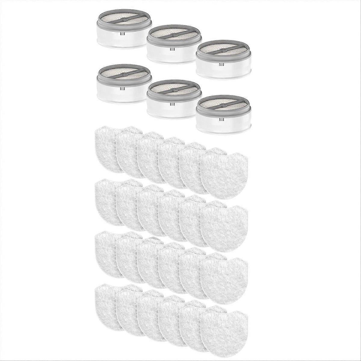 6pc Humidifier Cartridges and 24 Filters for HumidX Plus for AirMini Connector for P10 Nasal Pillow