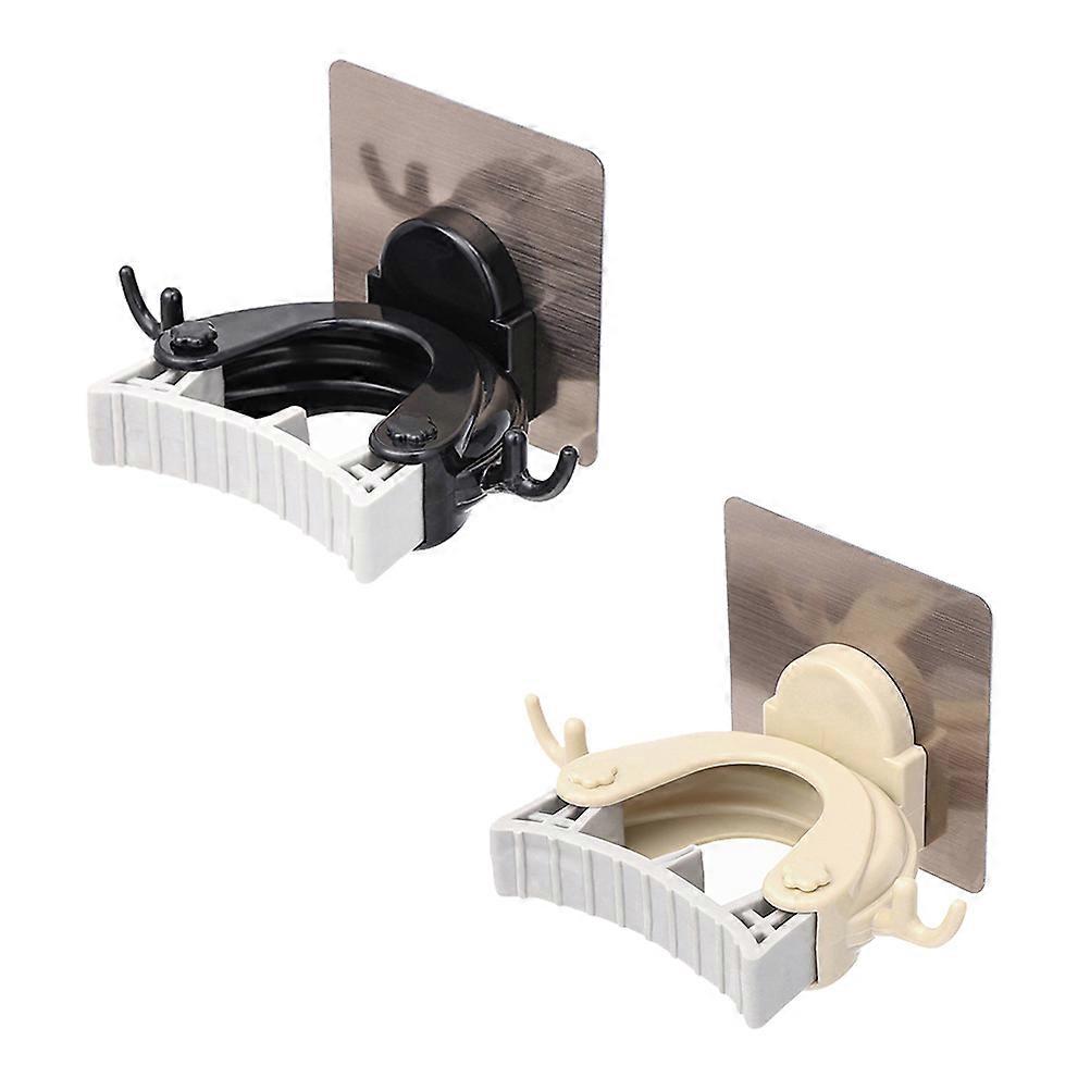 Punch-Free Mop Hook Mop Clip for Home Use 6Pcs Assorted Color