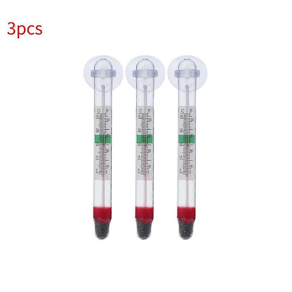 Digital Floating Aquarium Vertical Thermometer with Suction Cup Fish Tank Glass Temperature Measuring Tool Fish Tank Temp Meter