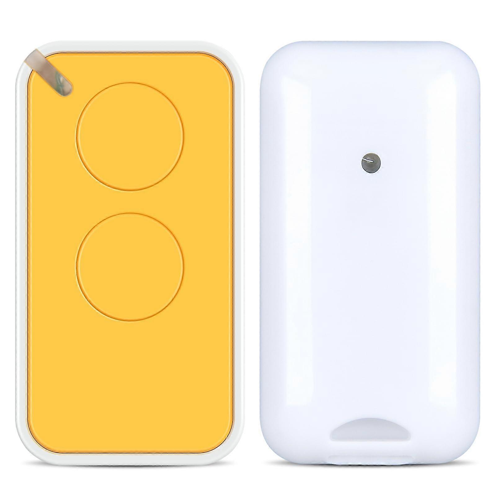 INTI2/A 2Channel Gate Opener Remote 433 MHz Universal Wireless Control Yellow
