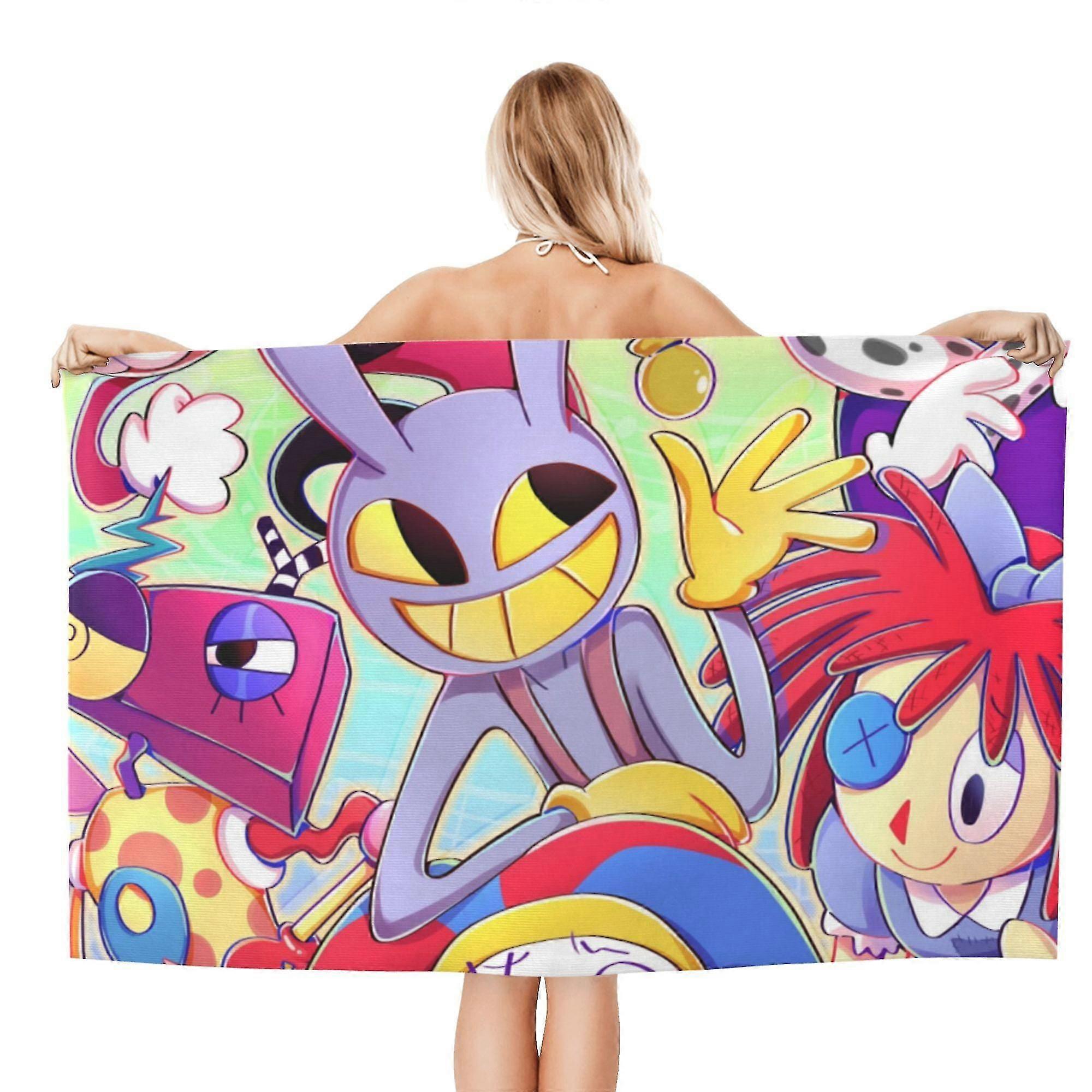 s1306 L'incredibile asciugamano da spiaggia digitale del circo Asciugamano da spiaggia leggero oversize in microfibra Bea MMgO1306