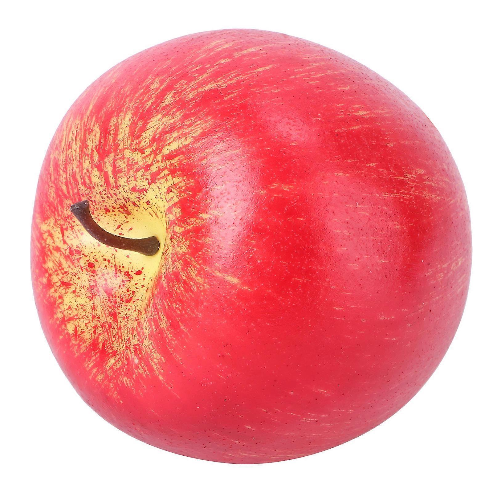 Decorative Fruit Display Prop for Photography 4Pcs Red Set